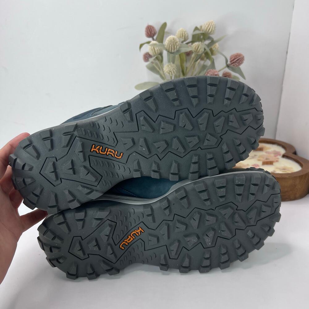 Kuru Ridge Motion Hiking Shoe Support Comfort Blue Haze/Orange Spice Women 10M - Picture 8 of 9